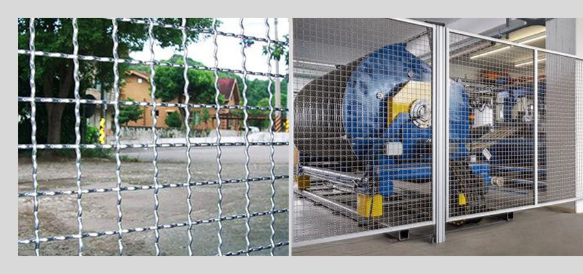 Crimped Mesh application Crimped Mesh application